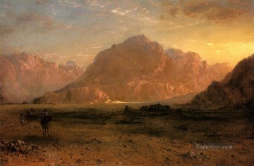  Arab Oil Painting - The Arabian Desert scenery Hudson River Frederic Edwin Church